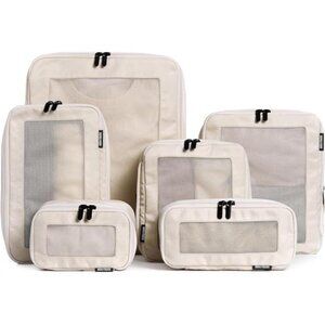 Compression Packing Cubes for Travel - Luggage Organizer Bags